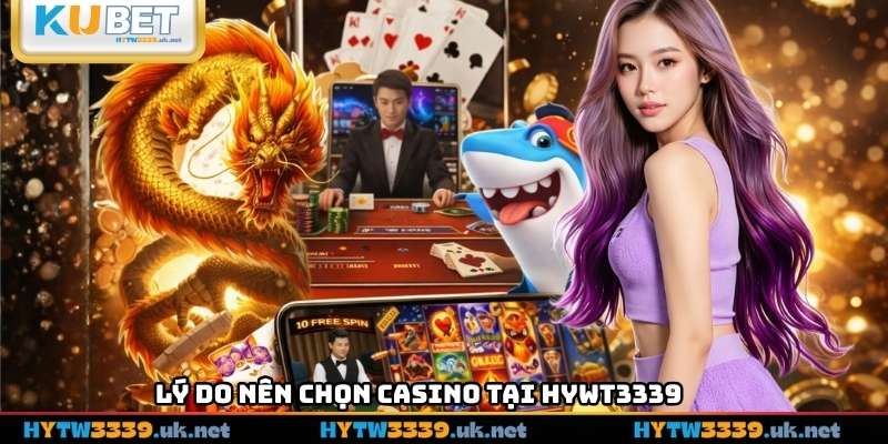 Lý do nên chọn casino tại hywt3339