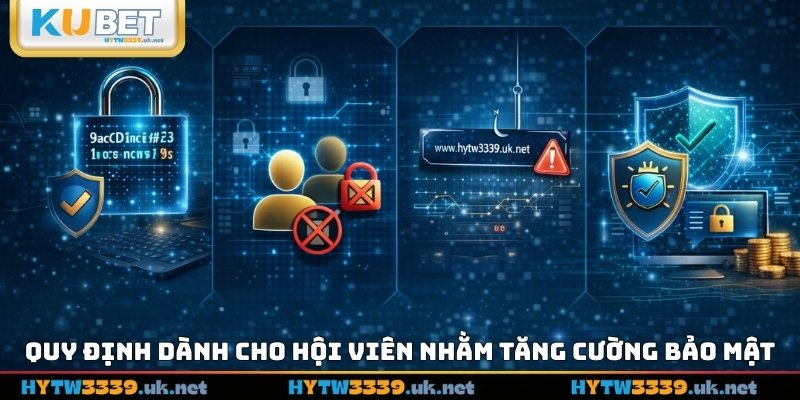 Quy định dành cho hội viên nhằm tăng cường bảo mật