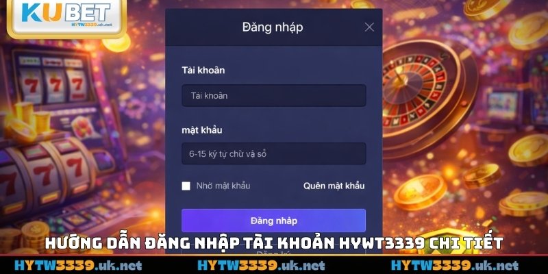 Hướng dẫn đăng nhập tài khoản hywt3339 chi tiết